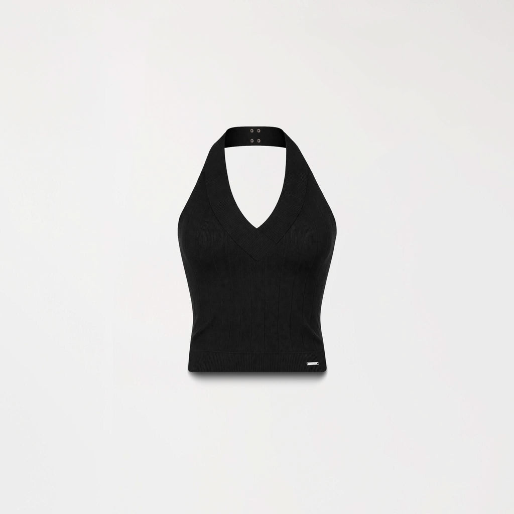 BARAQ KNITTED TOP WOMEN BLACK - Monastery | Tienda Oficial Colombia