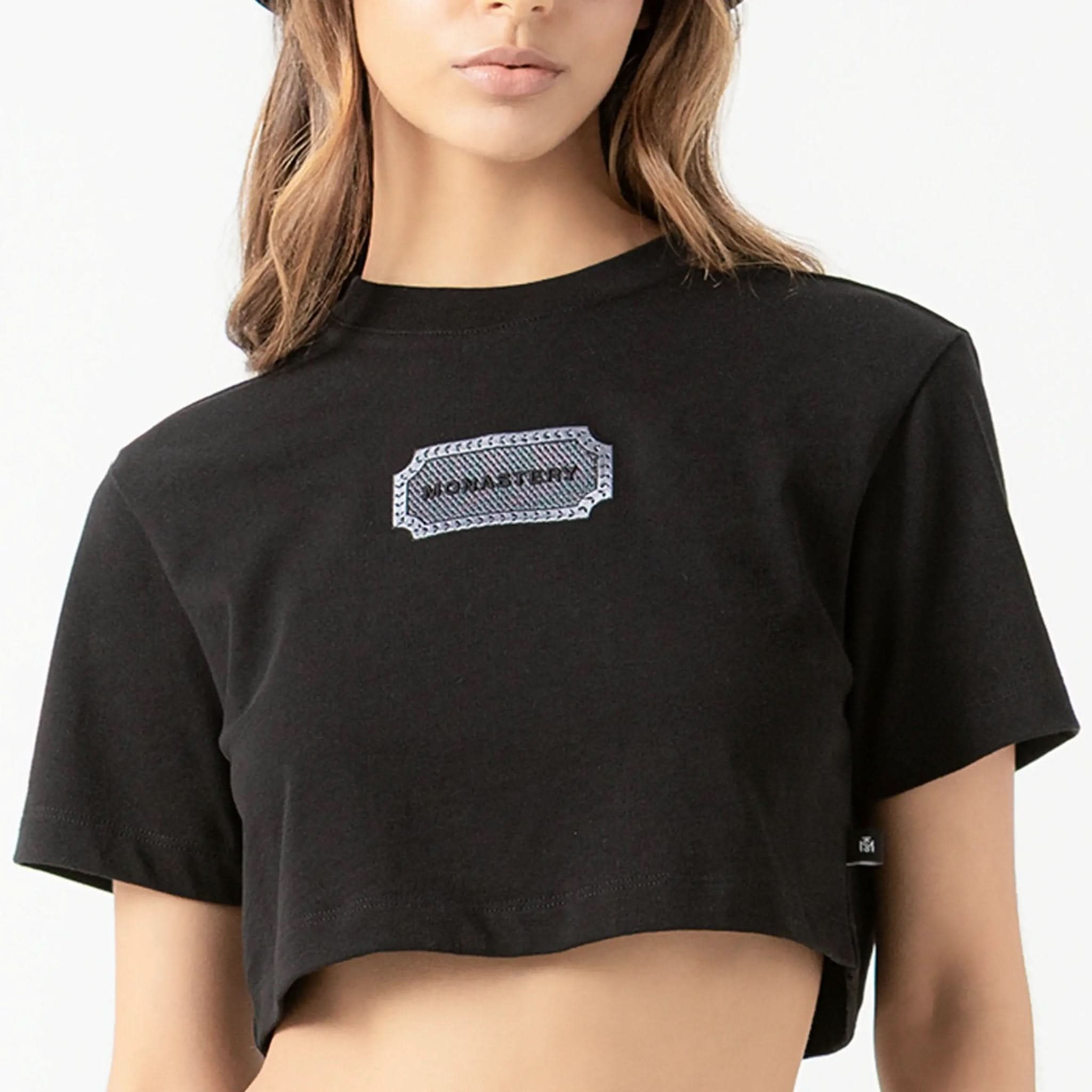 BEHN CROP TOP WOMEN BLACK - Monastery | Tienda Oficial Colombia