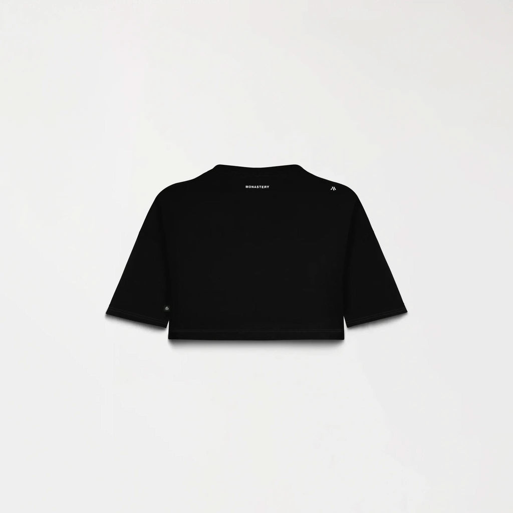 BEHN CROP TOP WOMEN BLACK - Monastery | Tienda Oficial Colombia