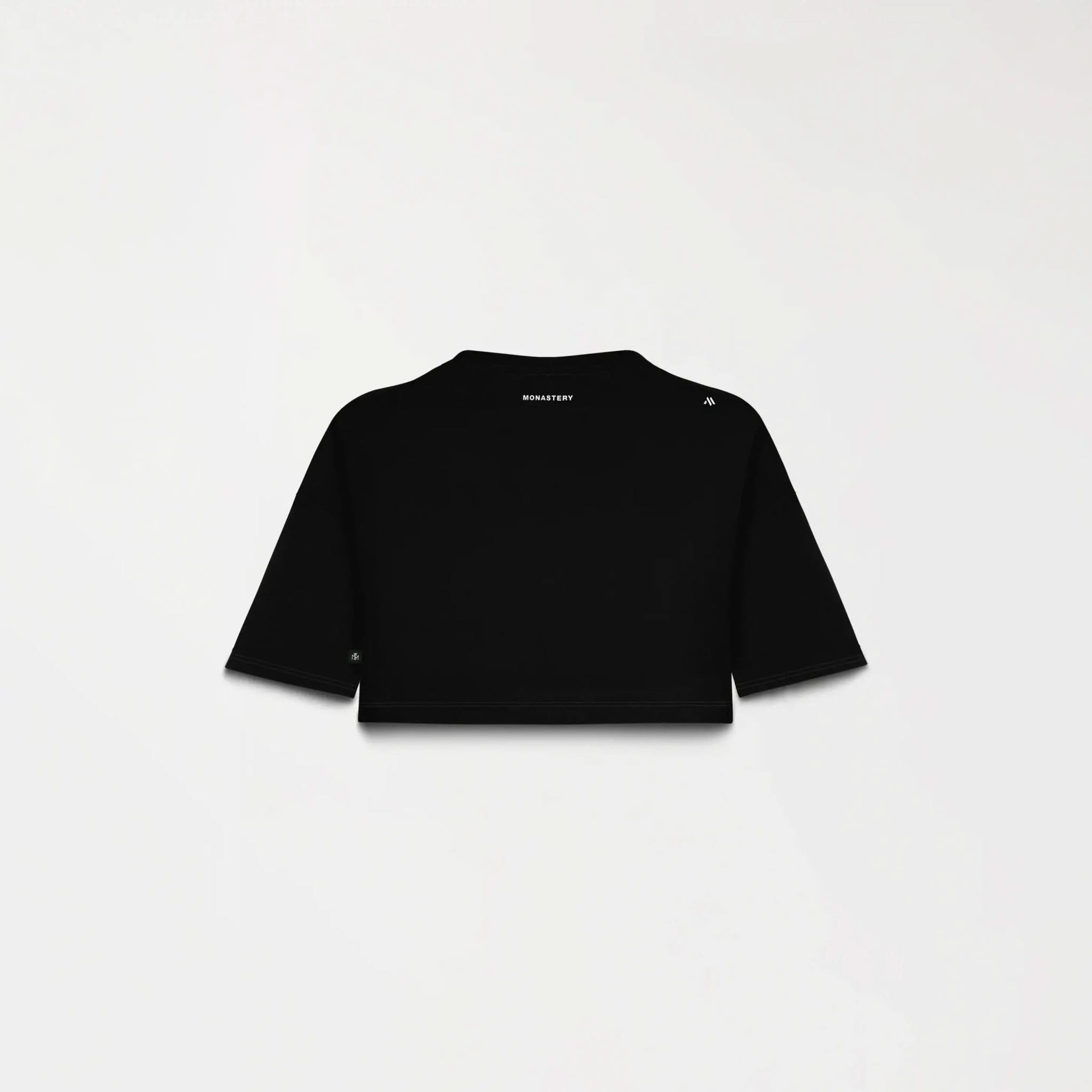 BEHN CROP TOP WOMEN BLACK - Monastery | Tienda Oficial Colombia