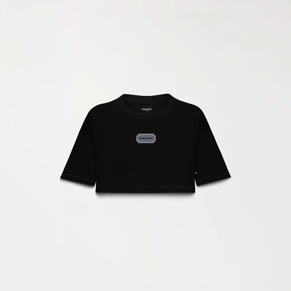 BEHN CROP TOP WOMEN BLACK - Monastery | Tienda Oficial Colombia