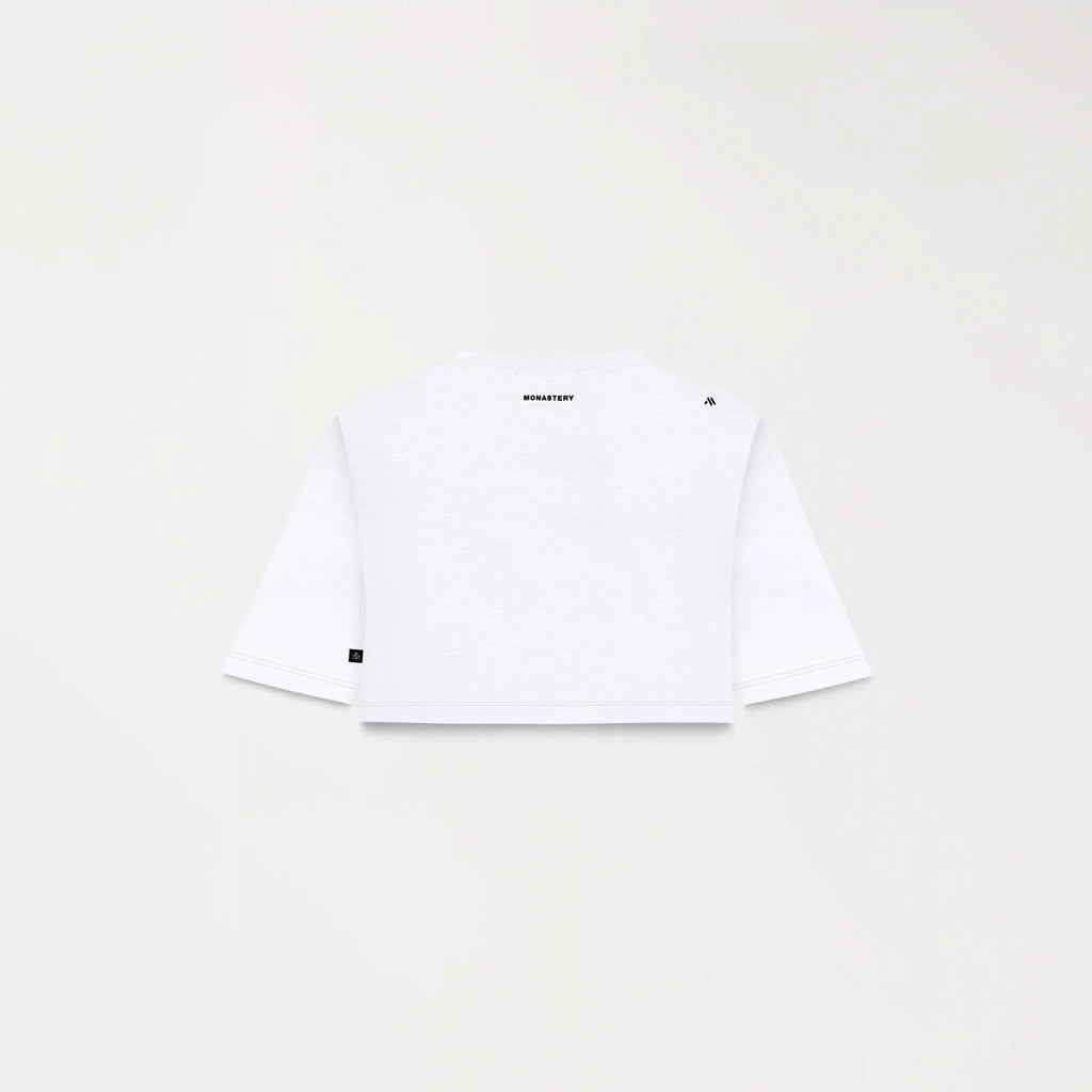 BEHN CROP TOP WOMEN WHITE - Monastery | Tienda Oficial Colombia