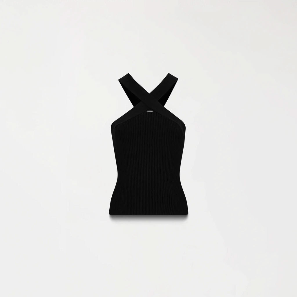 BLAIR KNITTED TOP WOMEN BLACK - Monastery | Tienda Oficial Colombia