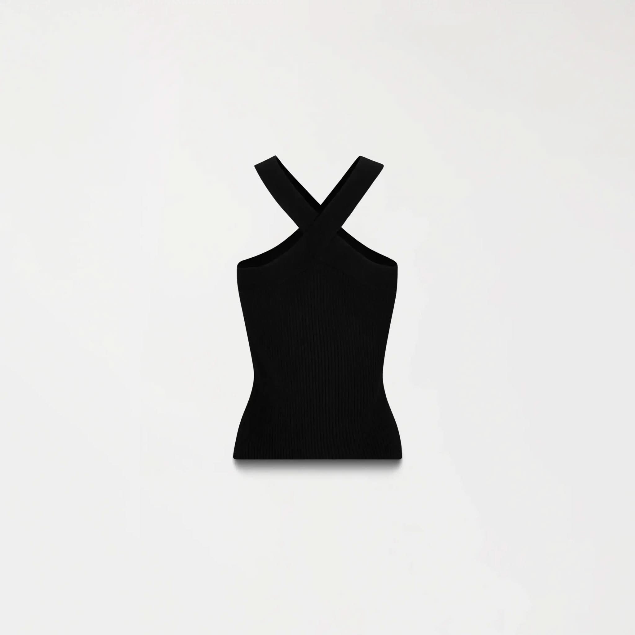 BLAIR KNITTED TOP WOMEN BLACK - Monastery | Tienda Oficial Colombia