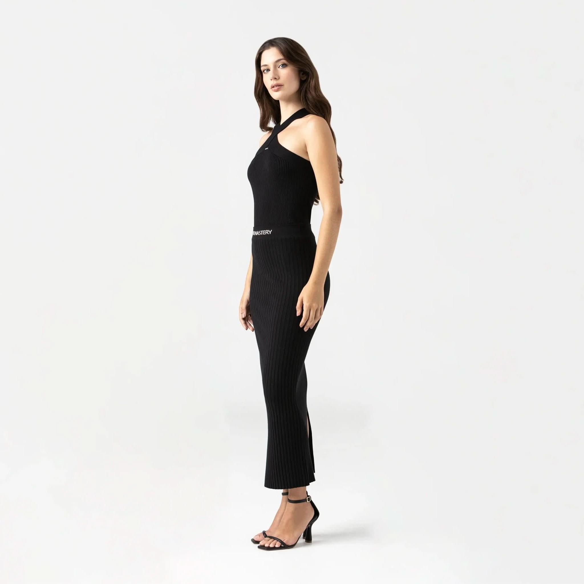 BLAIR KNITTED TOP WOMEN BLACK - Monastery | Tienda Oficial Colombia