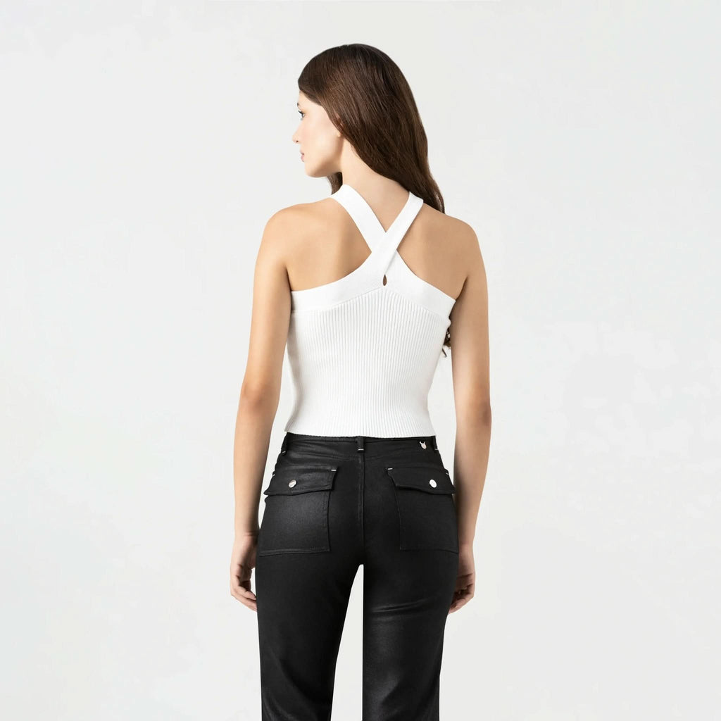 BLAIR KNITTED TOP WOMEN WHITE - Monastery | Tienda Oficial Colombia