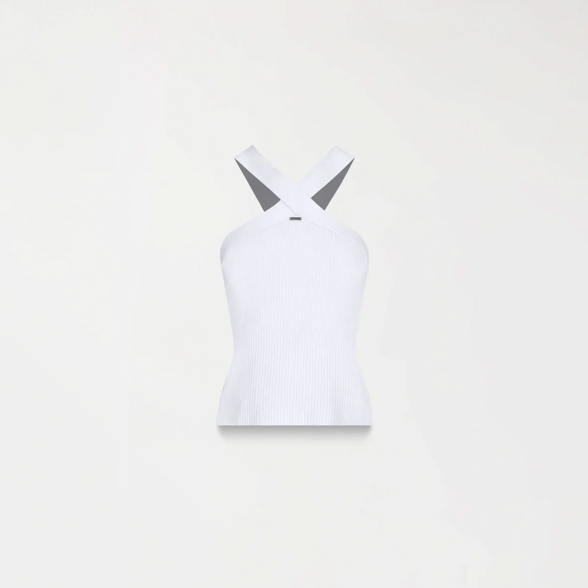 BLAIR KNITTED TOP WOMEN WHITE - Monastery | Tienda Oficial Colombia