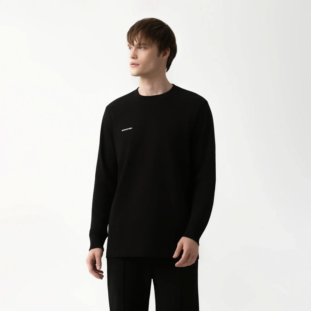 BLANCARD LONG SLEEVE MEN BLACK - Monastery | Tienda Oficial Colombia
