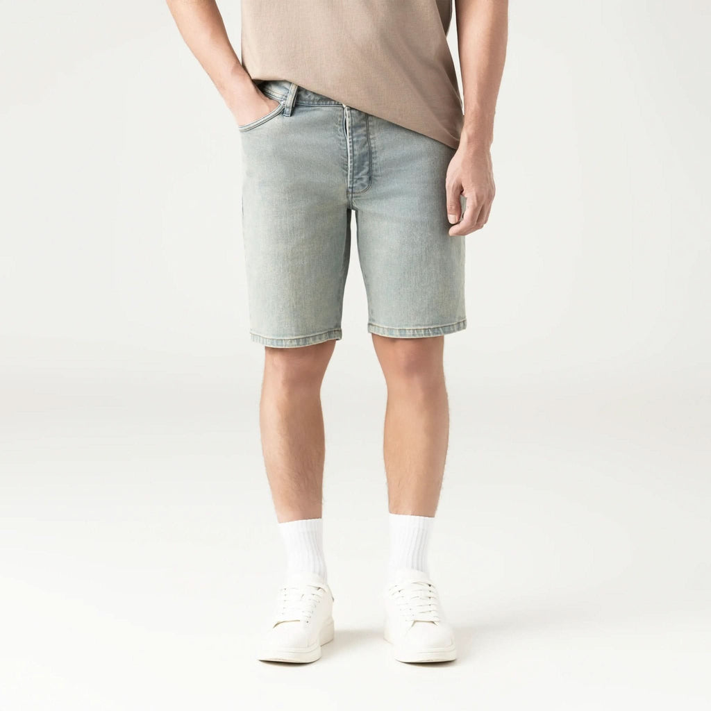 BOOMER DENIM SHORT MEN BLUE DENIM - Monastery | Tienda Oficial Colombia