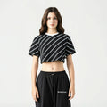 BRITANIA CROP TOP WOMEN BLACK