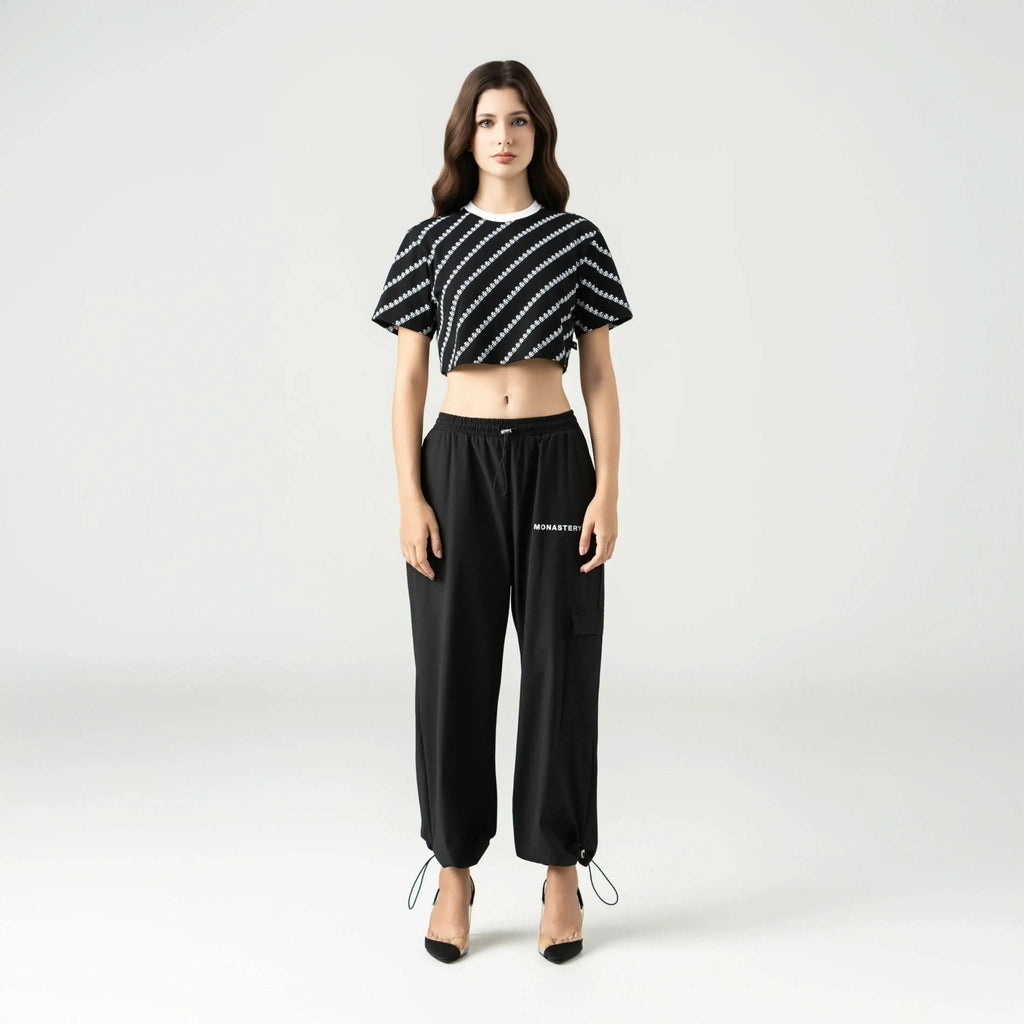 BRITANIA CROP TOP WOMEN BLACK - Monastery | Tienda Oficial Colombia