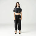 BRITANIA CROP TOP WOMEN BLACK