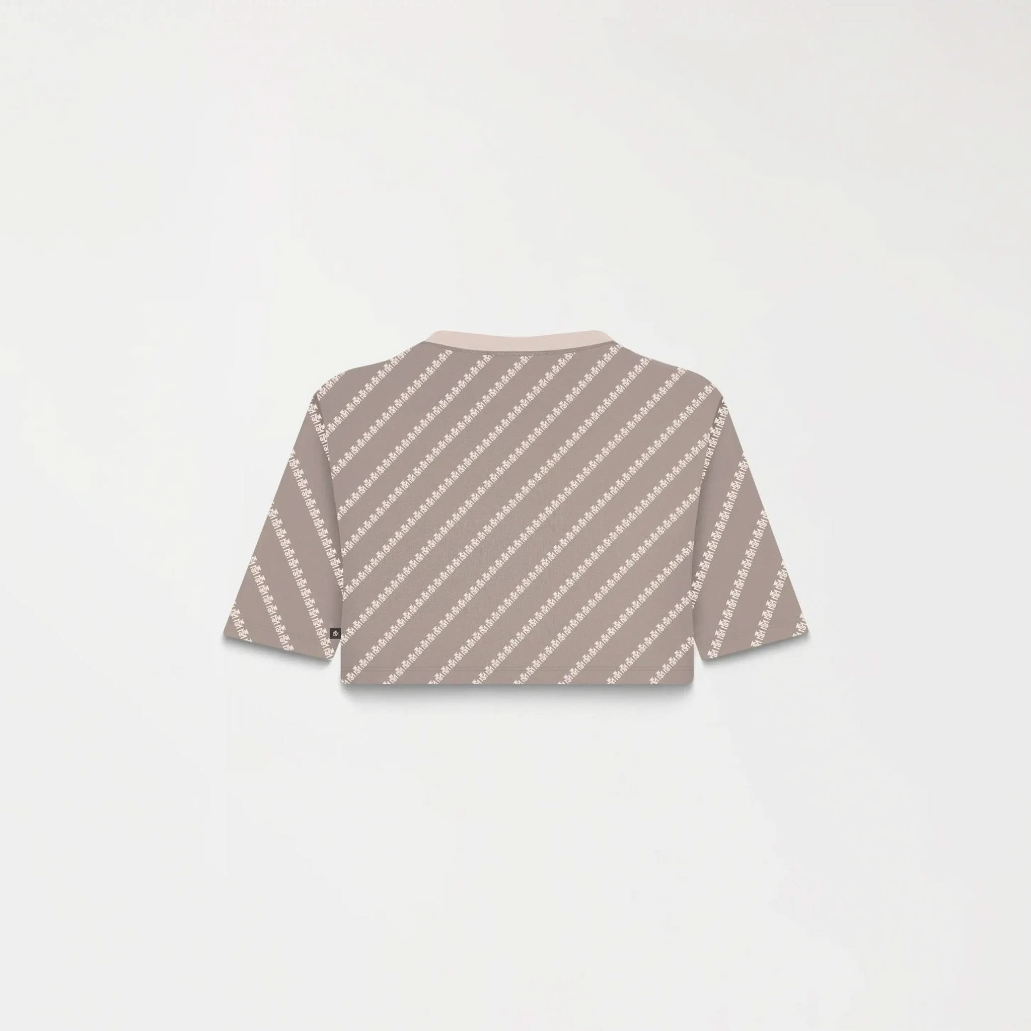 BRITANIA CROP TOP WOMEN TAUPE GRAY - Monastery | Tienda Oficial Colombia