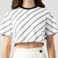 BRITANIA CROP TOP WOMEN WHITE