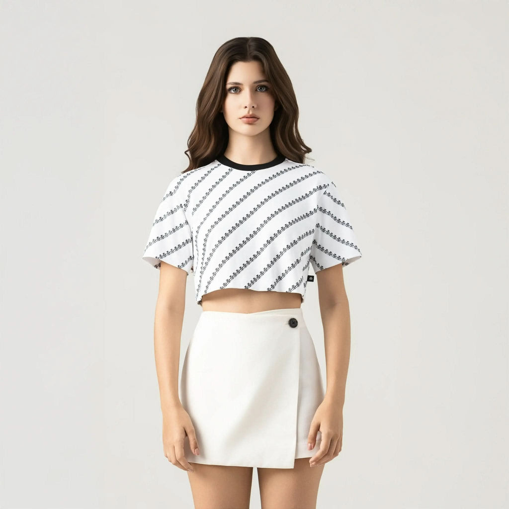 BRITANIA CROP TOP WOMEN WHITE - Monastery | Tienda Oficial Colombia