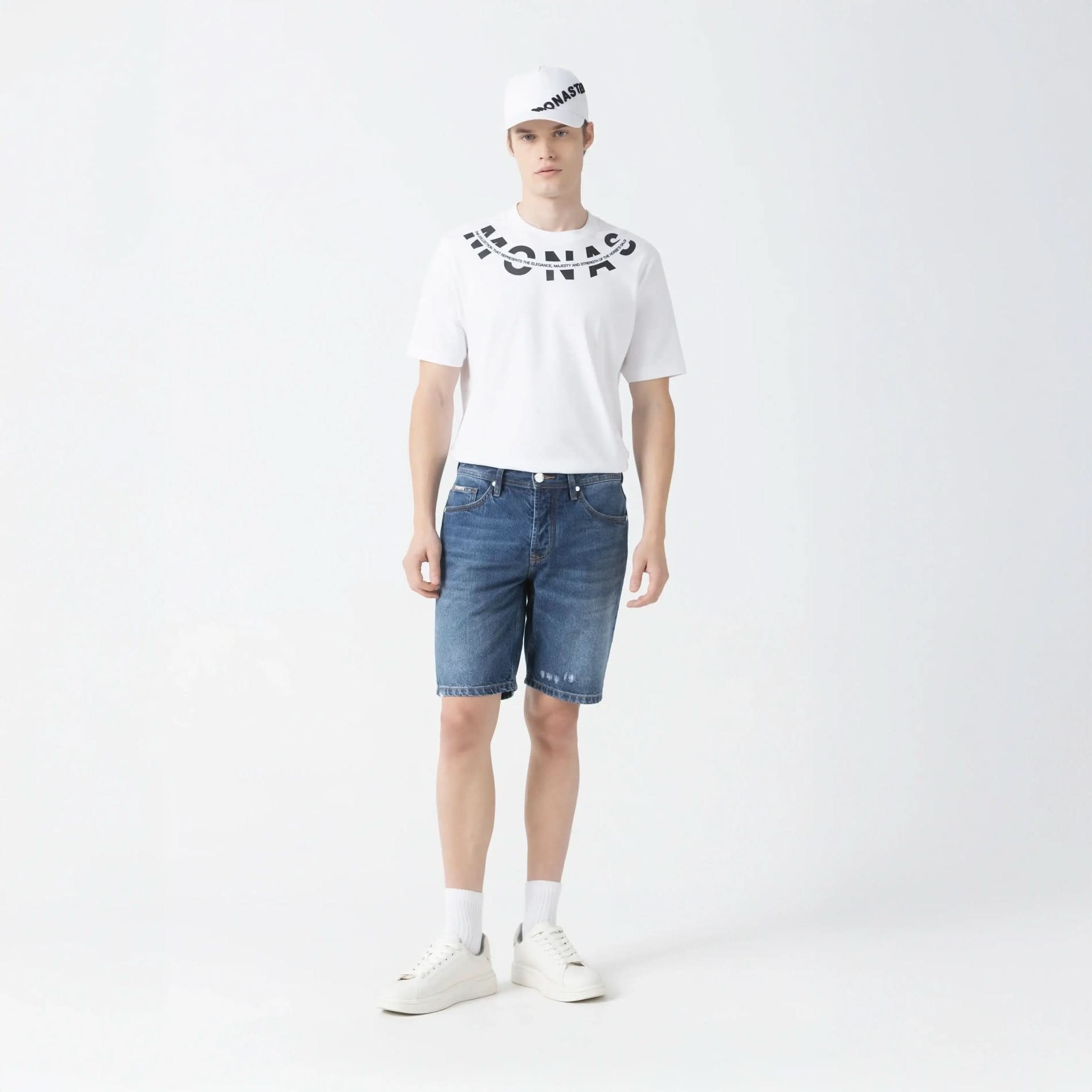 BROOME DENIM SHORT MEN BLUE DENIM - Monastery | Tienda Oficial Colombia