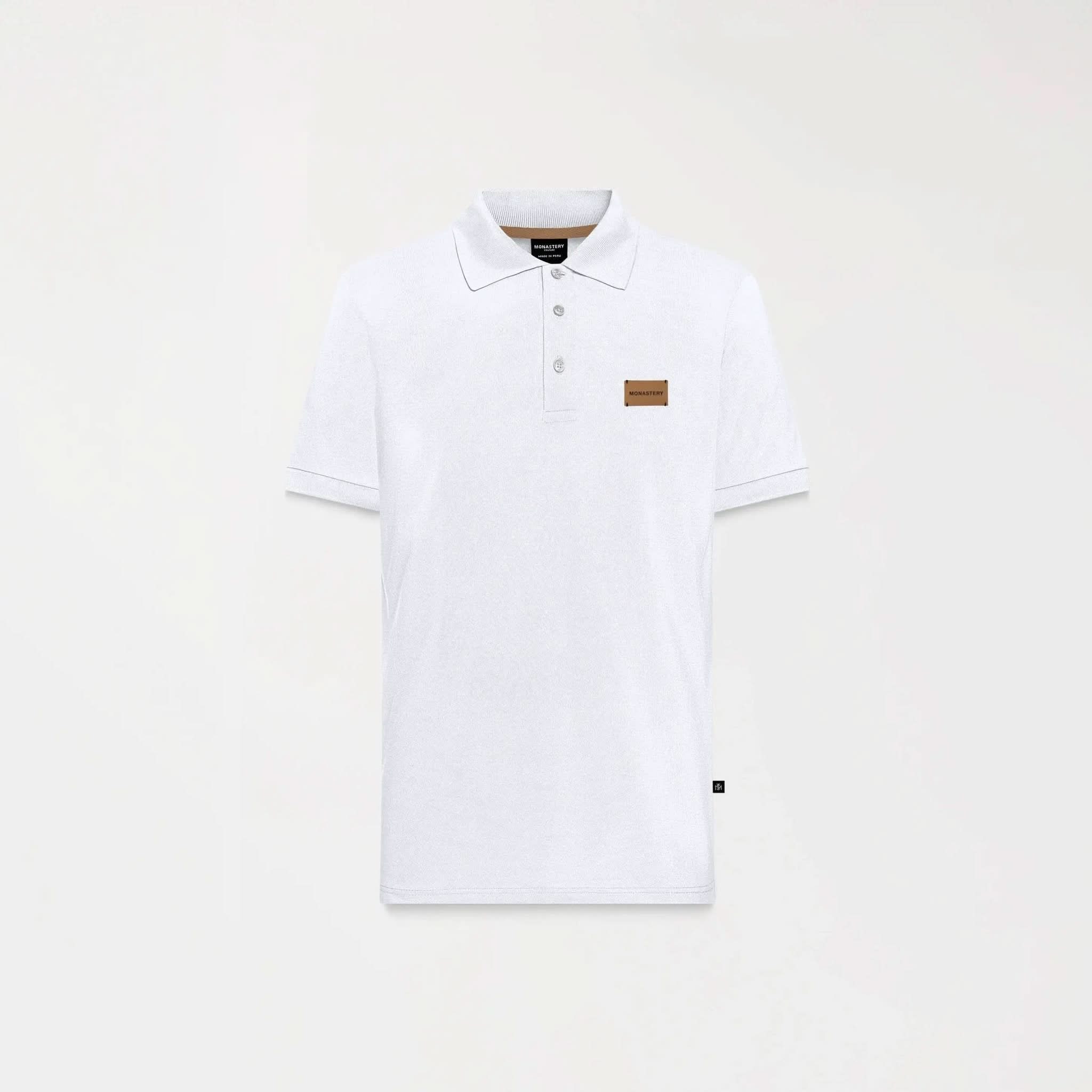 BRUNELLO POLO MEN WHITE - Monastery | Tienda Oficial Colombia