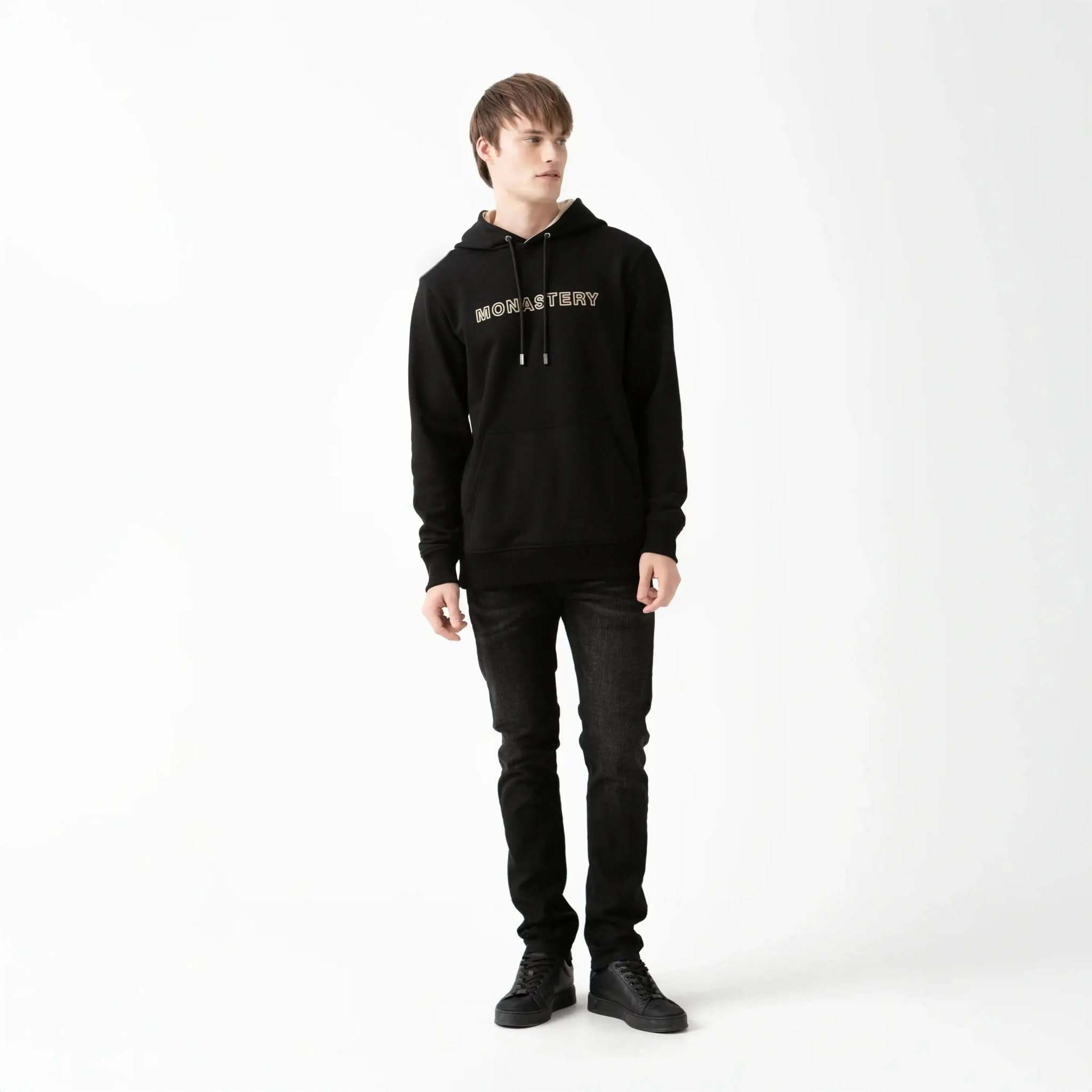 BURAQ HOODIE MEN BLACK - Monastery | Tienda Oficial Colombia