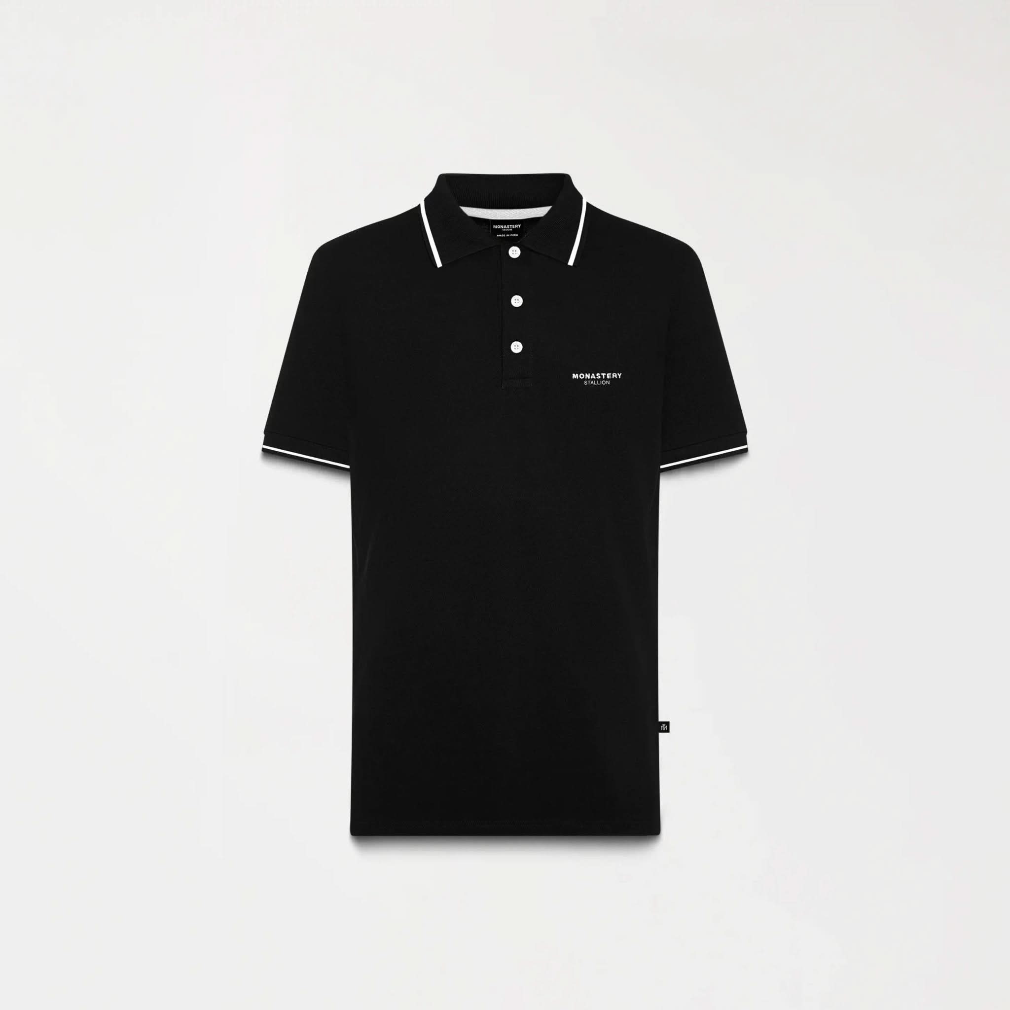 BYRLEY POLO MEN BLACK - Monastery | Tienda Oficial Colombia