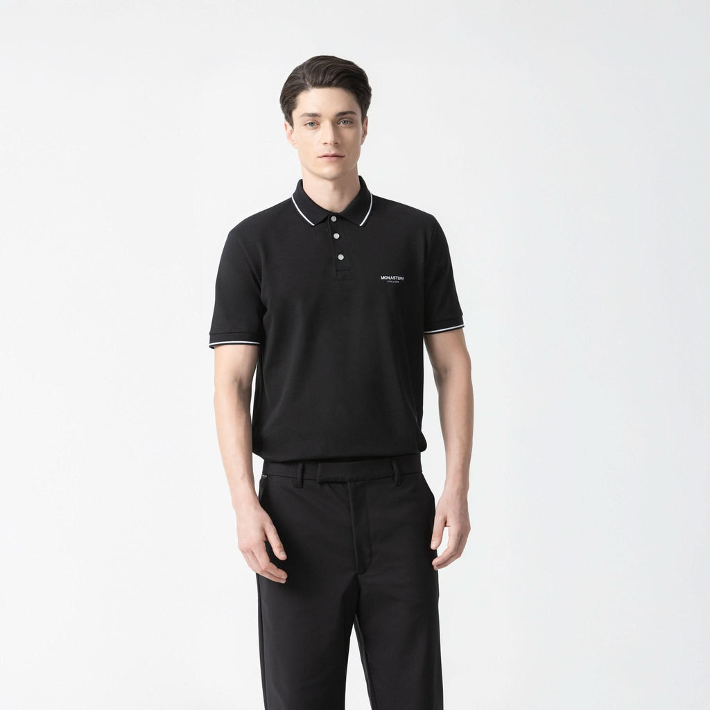 BYRLEY POLO MEN BLACK - Monastery | Tienda Oficial Colombia