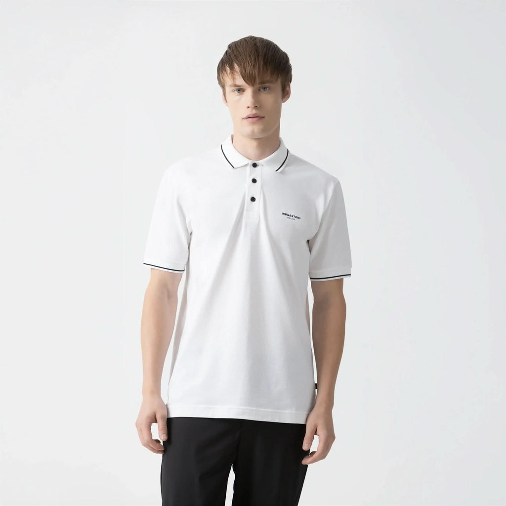 BYRLEY POLO MEN WHITE - Monastery | Tienda Oficial Colombia