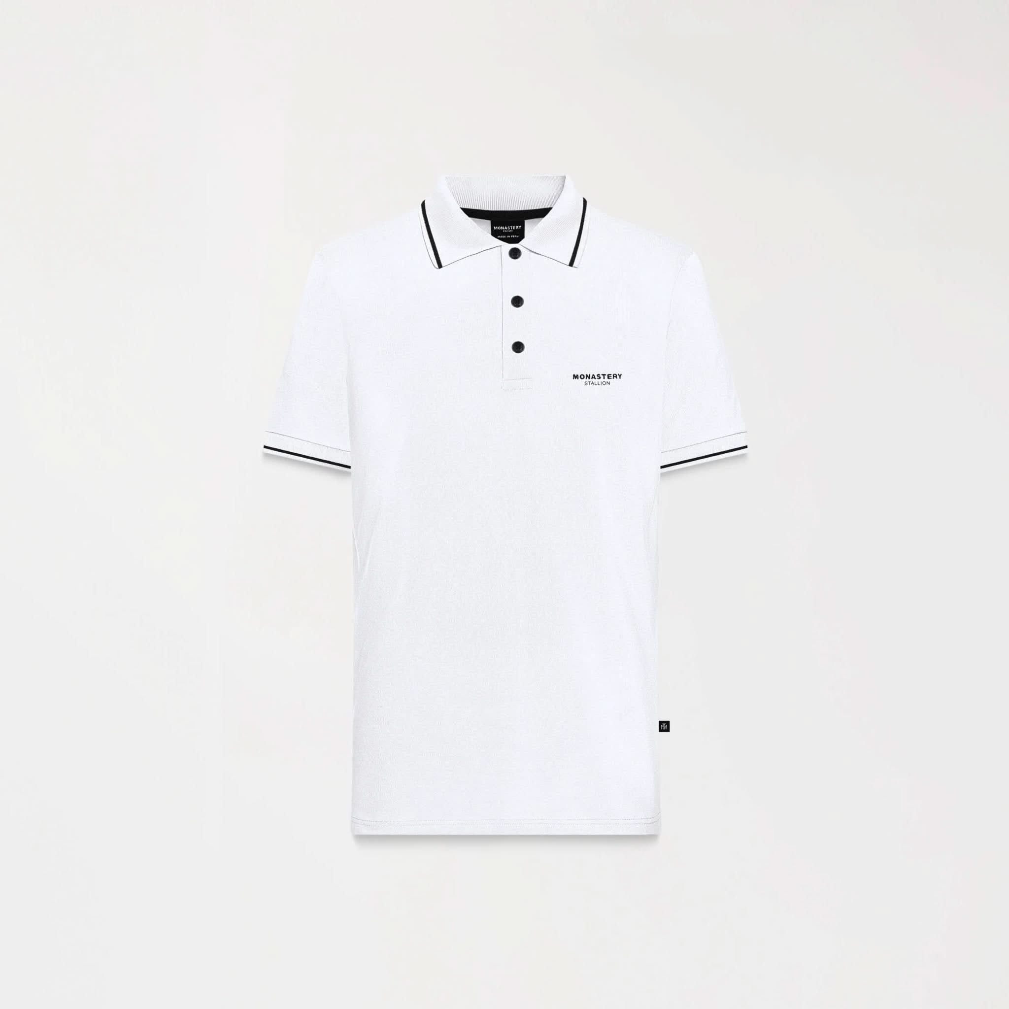 BYRLEY POLO MEN WHITE - Monastery | Tienda Oficial Colombia