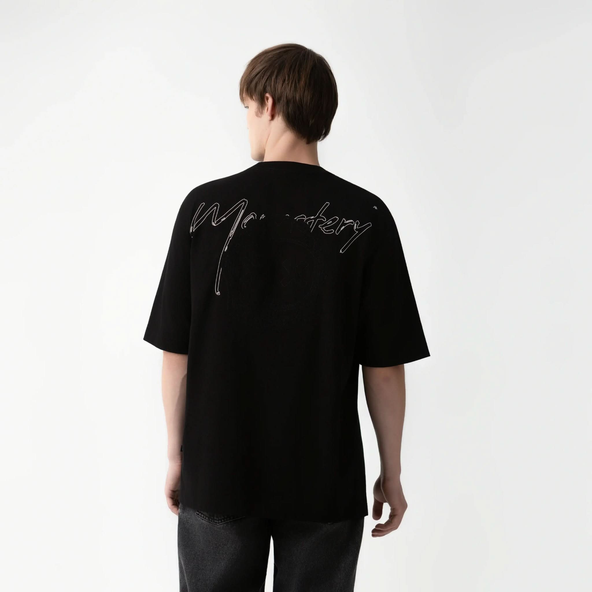 CALDWELL T - SHIRT OVERSIZED MEN BLACK - Monastery | Tienda Oficial Colombia