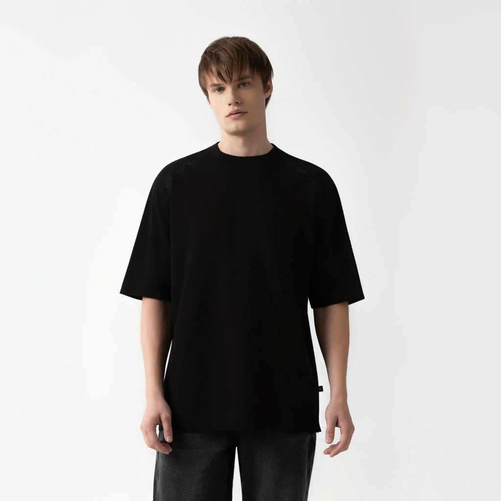 CALDWELL T - SHIRT OVERSIZED MEN BLACK - Monastery | Tienda Oficial Colombia