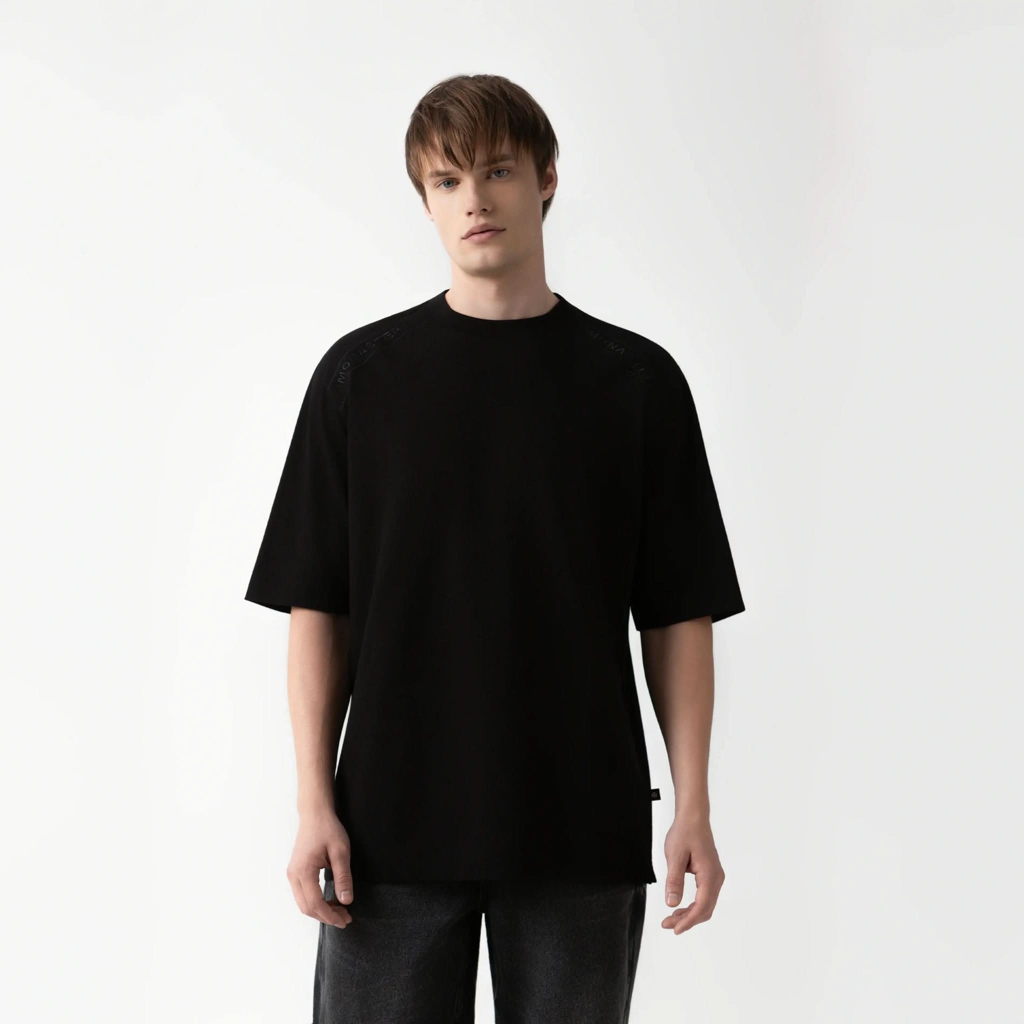 CALDWELL T - SHIRT OVERSIZED MEN BLACK - Monastery | Tienda Oficial Colombia