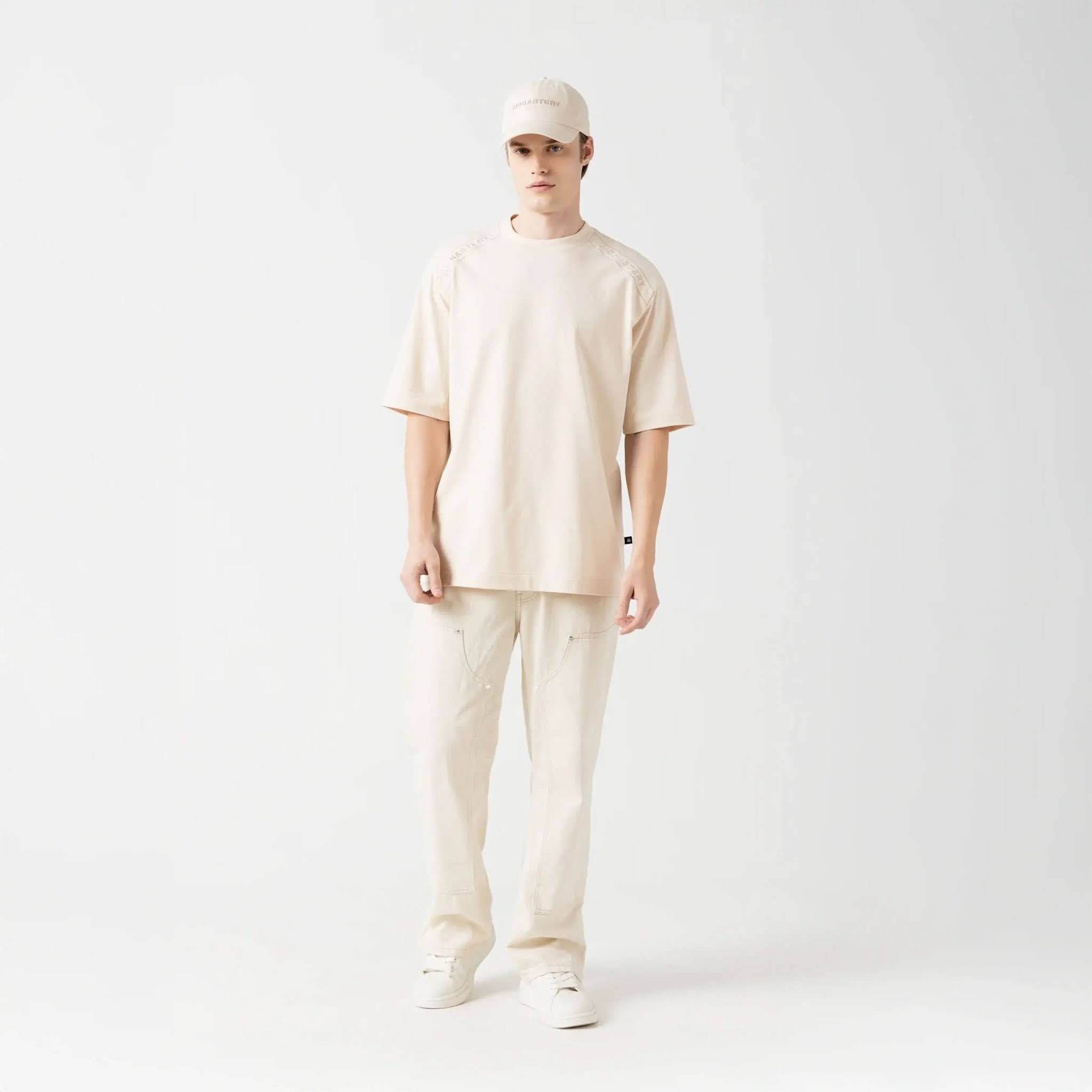 CALDWELL T - SHIRT OVERSIZED MEN SAND DOLLAR - Monastery | Tienda Oficial Colombia