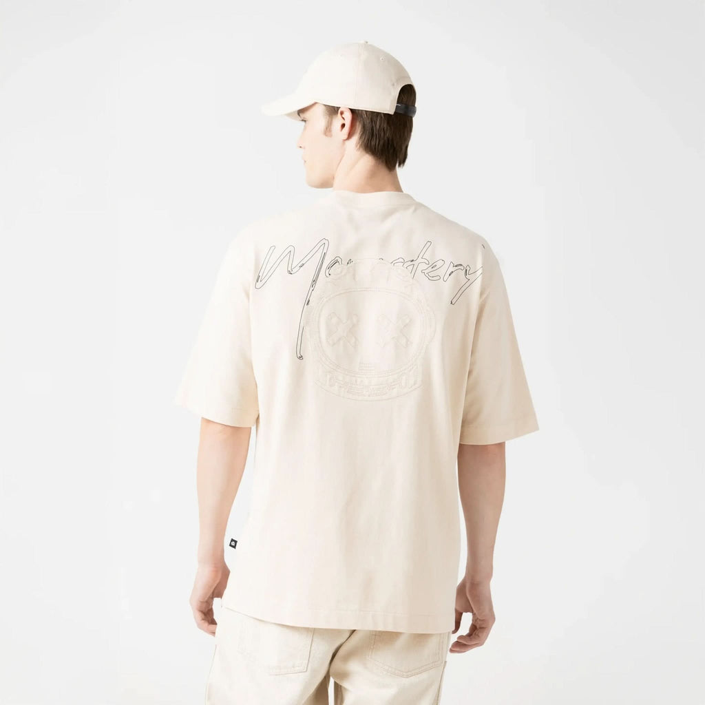 CALDWELL T - SHIRT OVERSIZED MEN SAND DOLLAR - Monastery | Tienda Oficial Colombia