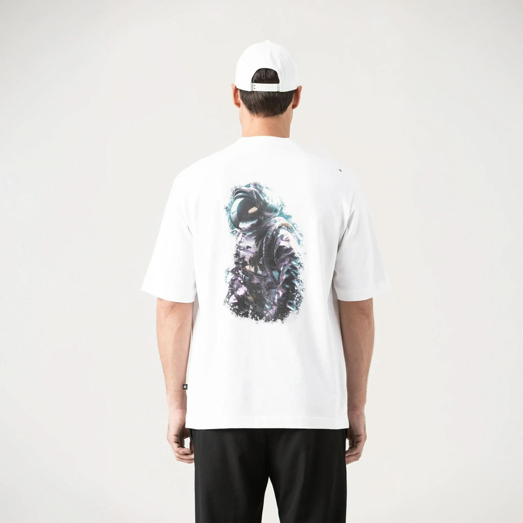 CAPONE T - SHIRT OVERSIZED MEN WHITE - Monastery | Tienda Oficial Colombia