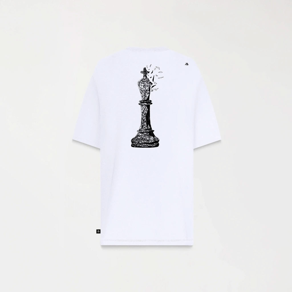 CARLIER T - SHIRT OVERSIZED MEN WHITE - Monastery | Tienda Oficial Colombia