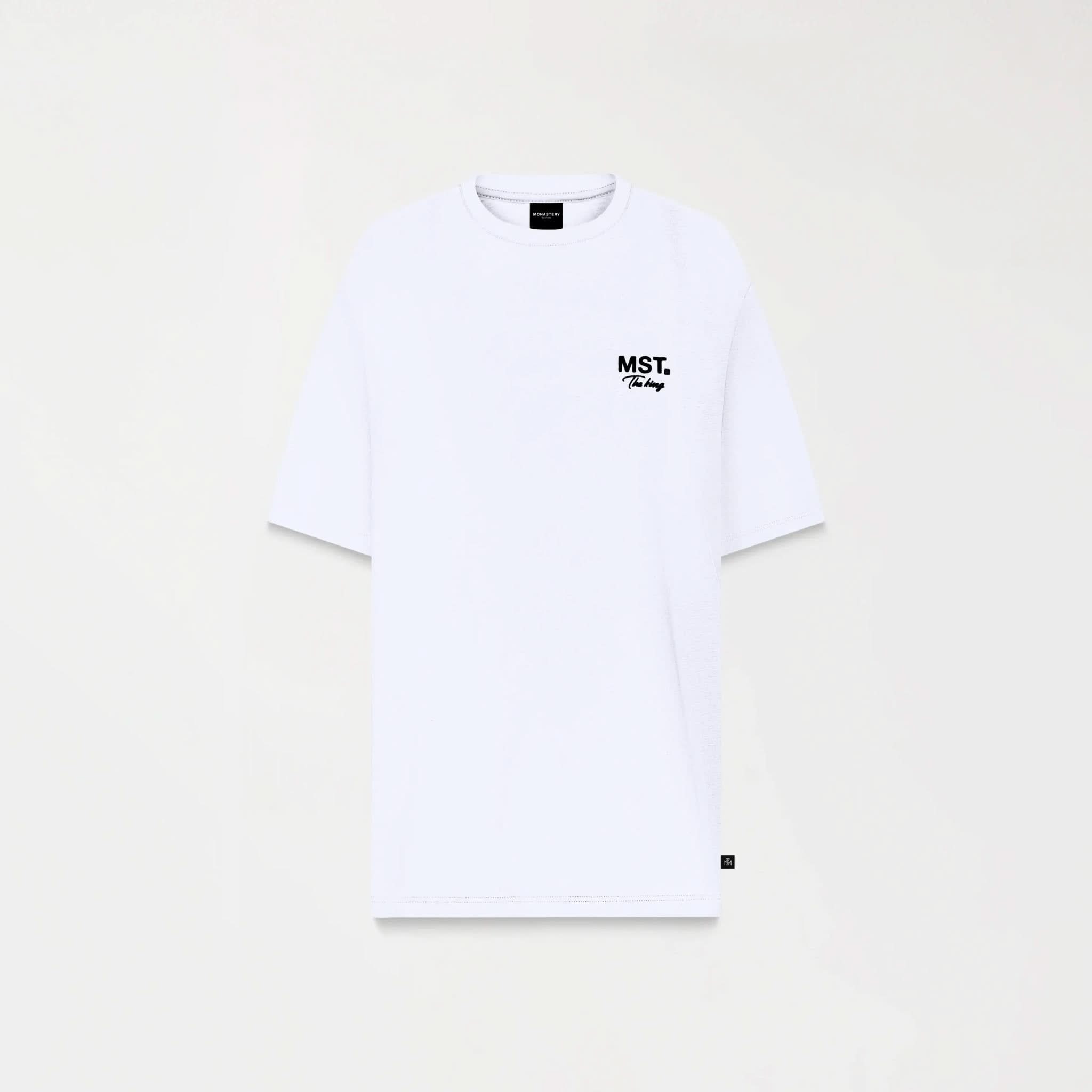 CARLIER T - SHIRT OVERSIZED MEN WHITE - Monastery | Tienda Oficial Colombia