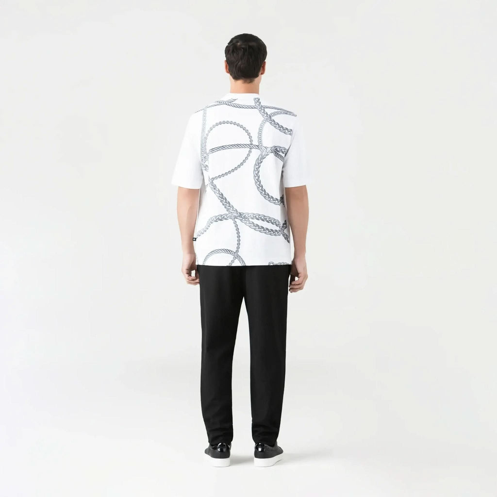 CHAINS T - SHIRT OVERSIZED MEN WHITE - Monastery | Tienda Oficial Colombia