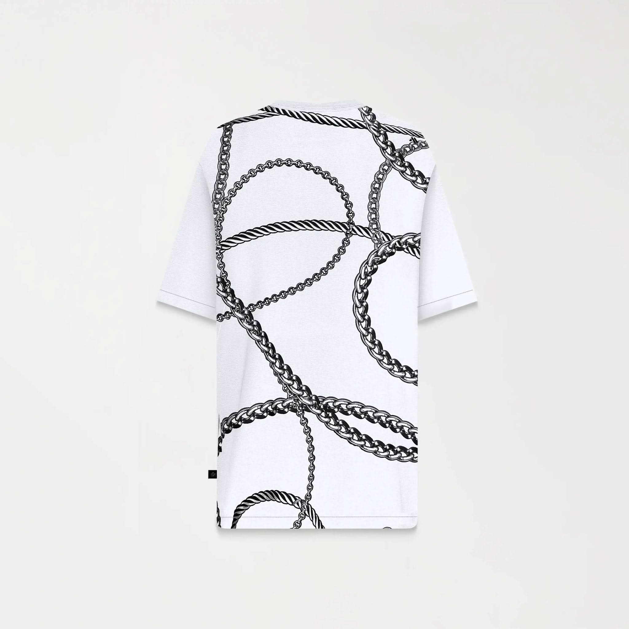 CHAINS T - SHIRT OVERSIZED MEN WHITE - Monastery | Tienda Oficial Colombia