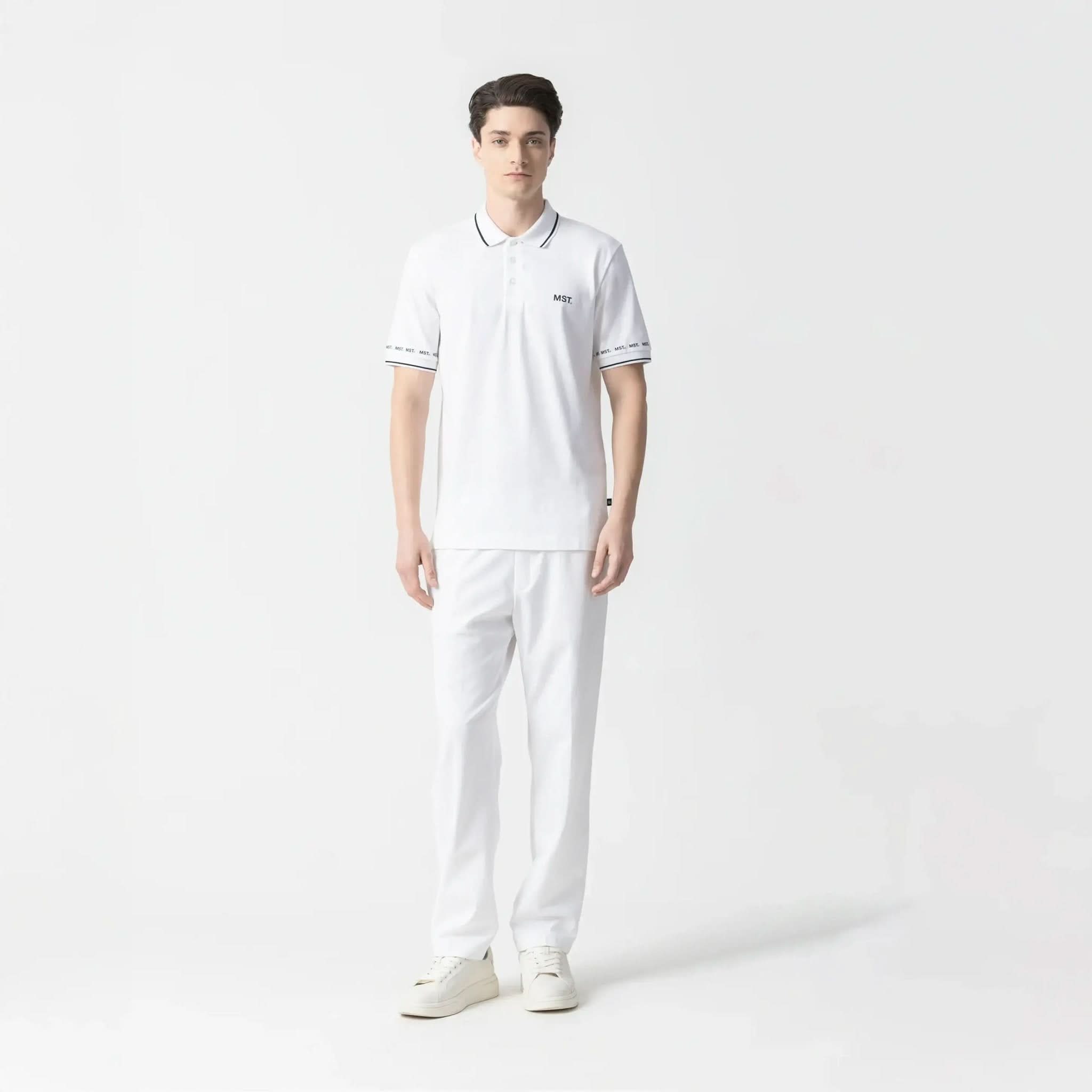 CIATUS POLO MEN WHITE - Monastery | Tienda Oficial Colombia