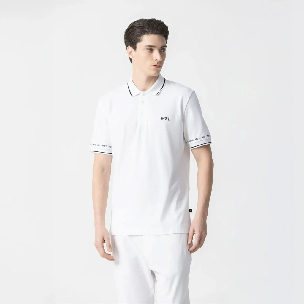 CIATUS POLO MEN WHITE - Monastery | Tienda Oficial Colombia