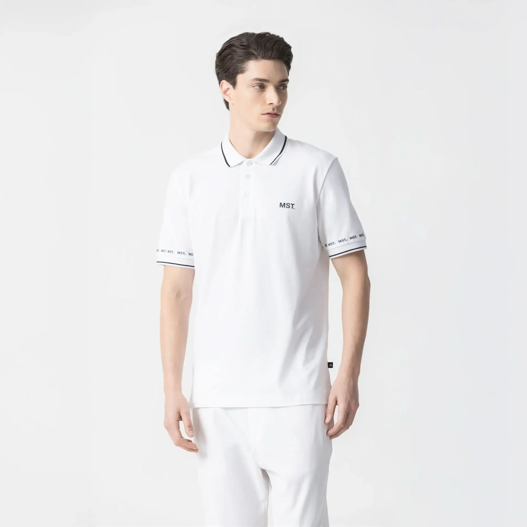 CIATUS POLO MEN WHITE - Monastery | Tienda Oficial Colombia