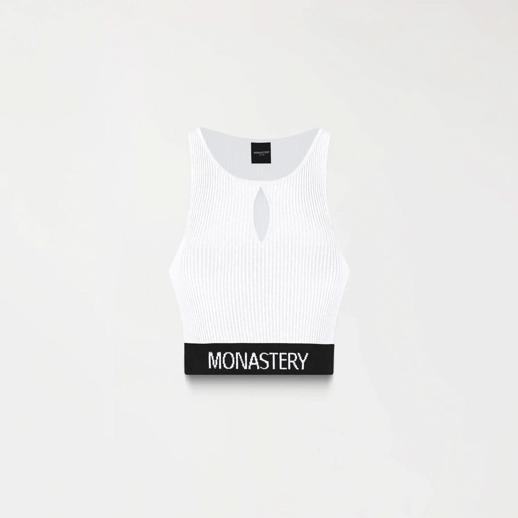CLAIRE KNITTED TOP WOMEN WHITE - Monastery | Tienda Oficial Colombia