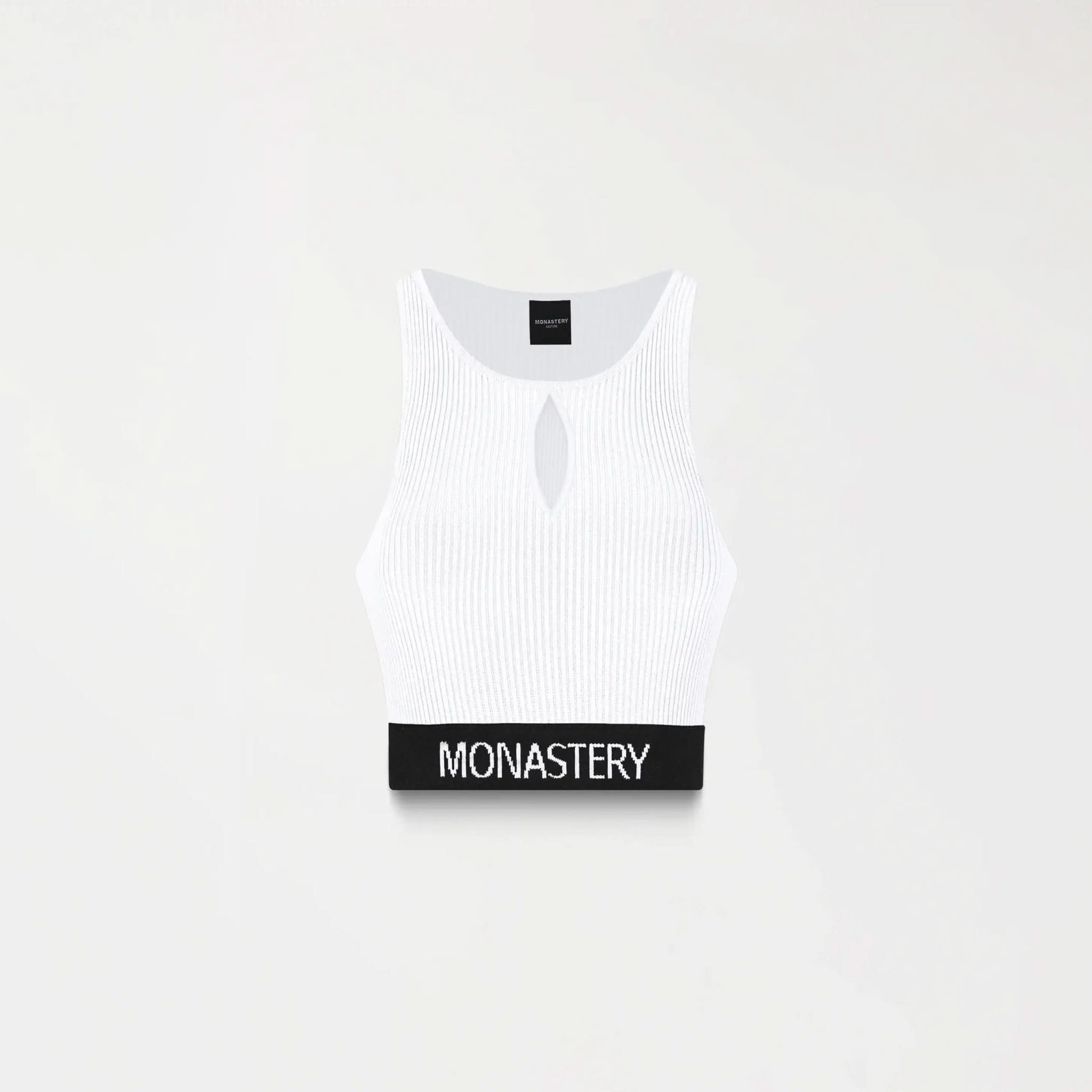 CLAIRE KNITTED TOP WOMEN WHITE - Monastery | Tienda Oficial Colombia