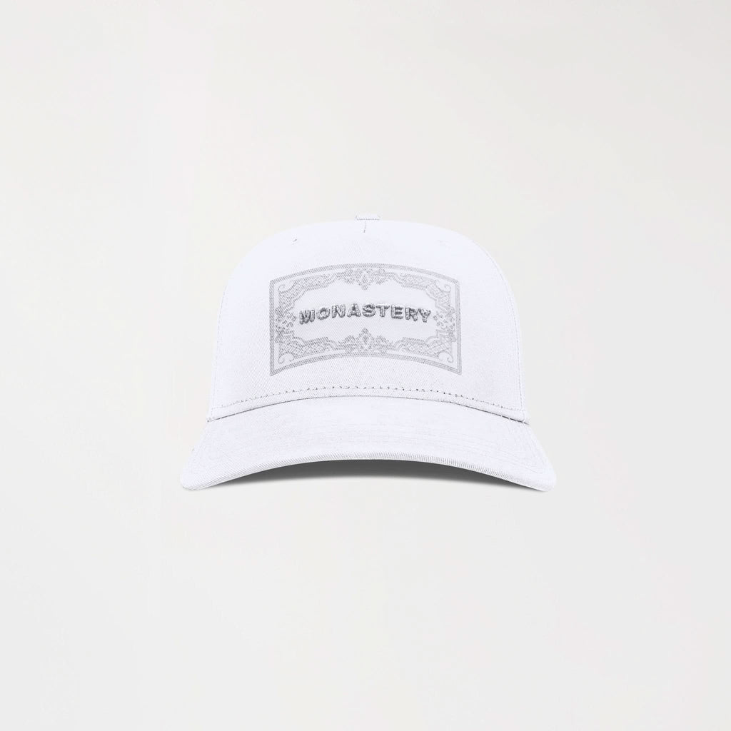 CLARUS CAP UNISEX WHITE U - Monastery | Tienda Oficial Colombia
