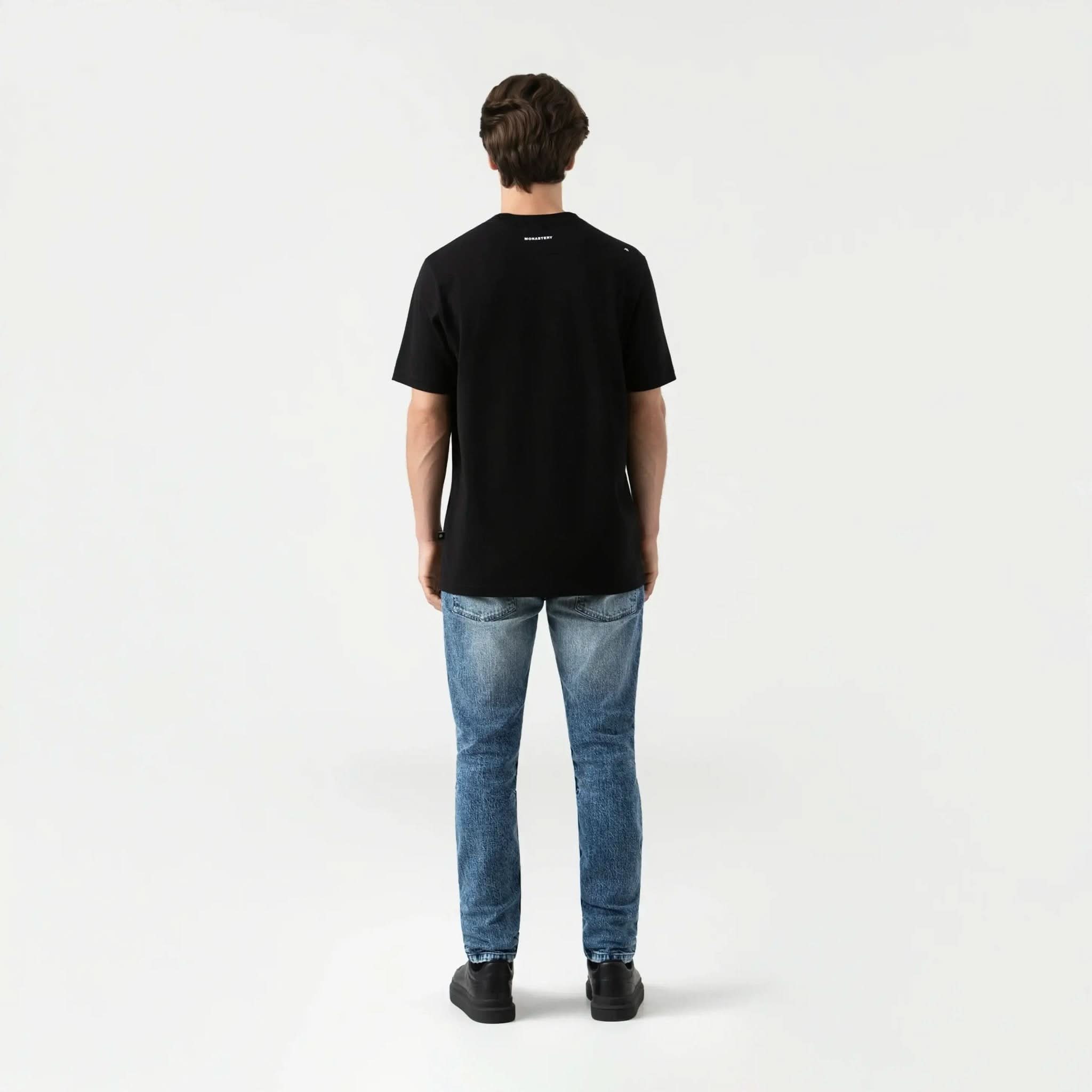 DASH T - SHIRT MEN BLACK - Monastery | Tienda Oficial Colombia