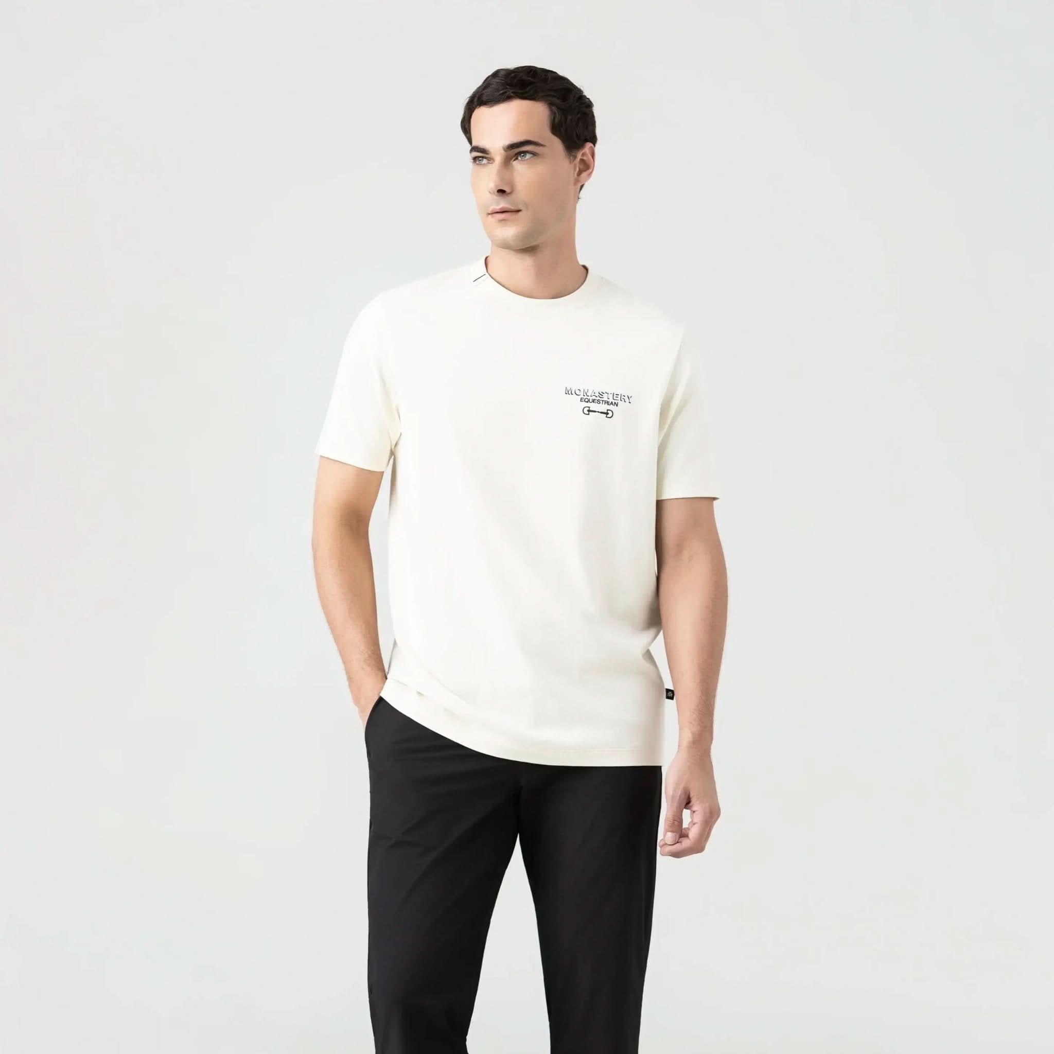 DASH T - SHIRT MEN WHITE ASPARAGUS - Monastery | Tienda Oficial Colombia