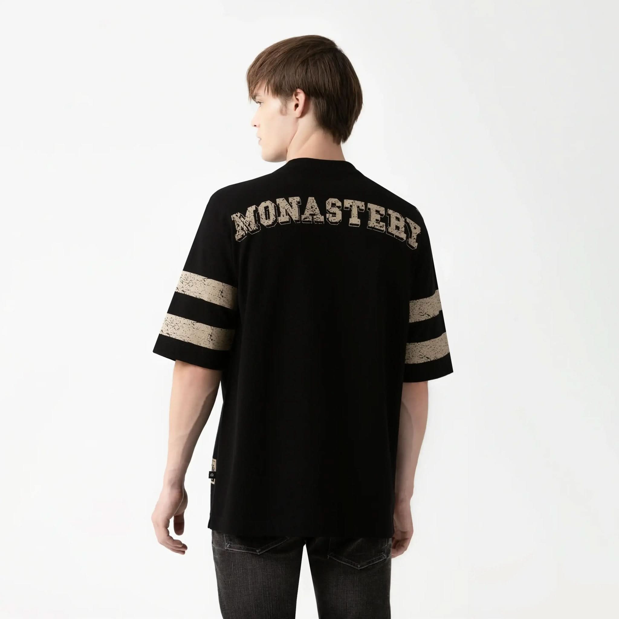 DAVEN T - SHIRT OVERSIZED MEN BLACK - Monastery | Tienda Oficial Colombia