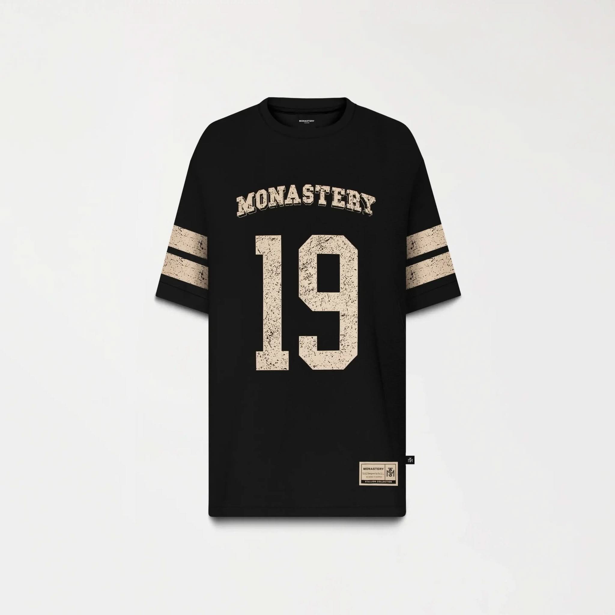 DAVEN T - SHIRT OVERSIZED MEN BLACK - Monastery | Tienda Oficial Colombia