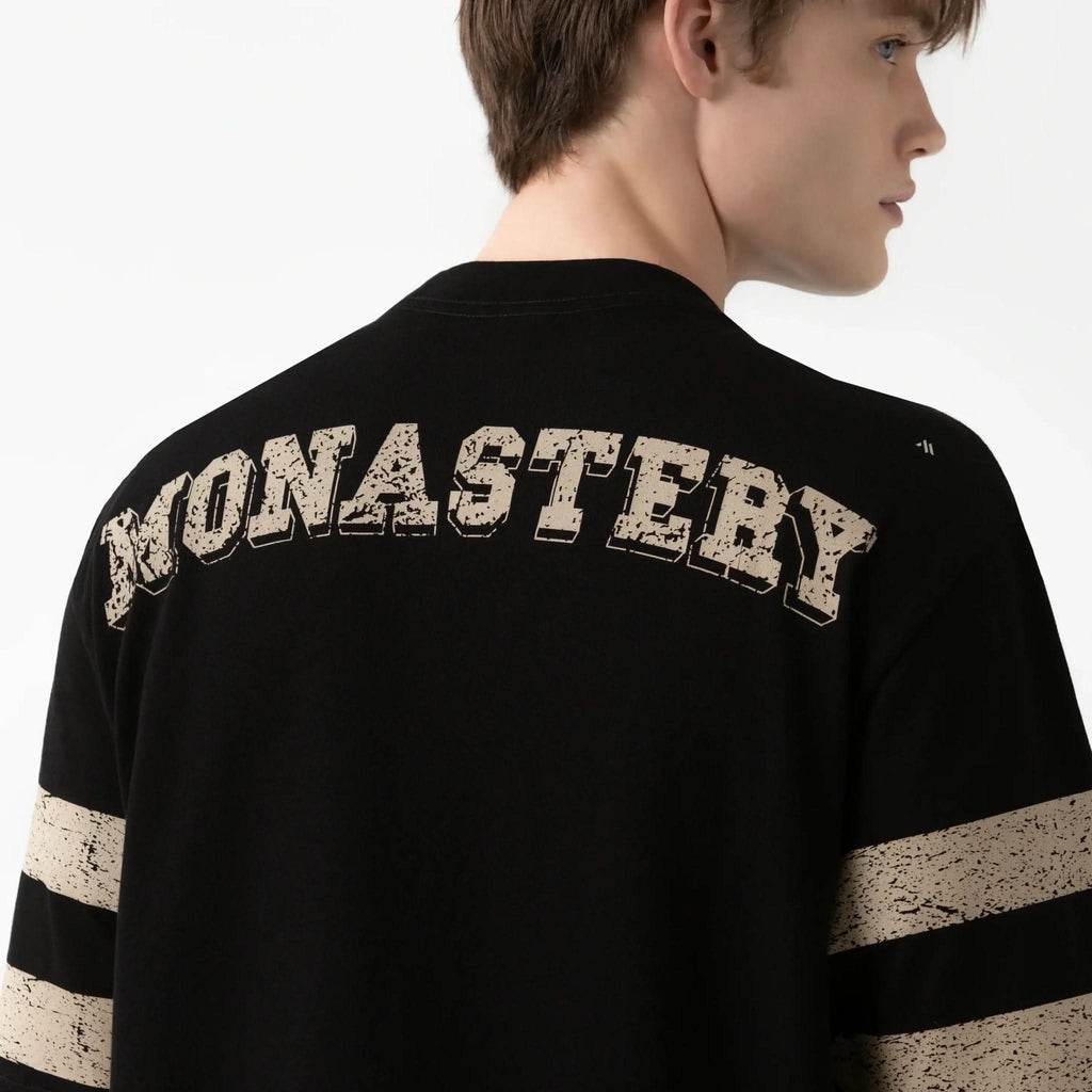 DAVEN T - SHIRT OVERSIZED MEN BLACK - Monastery | Tienda Oficial Colombia