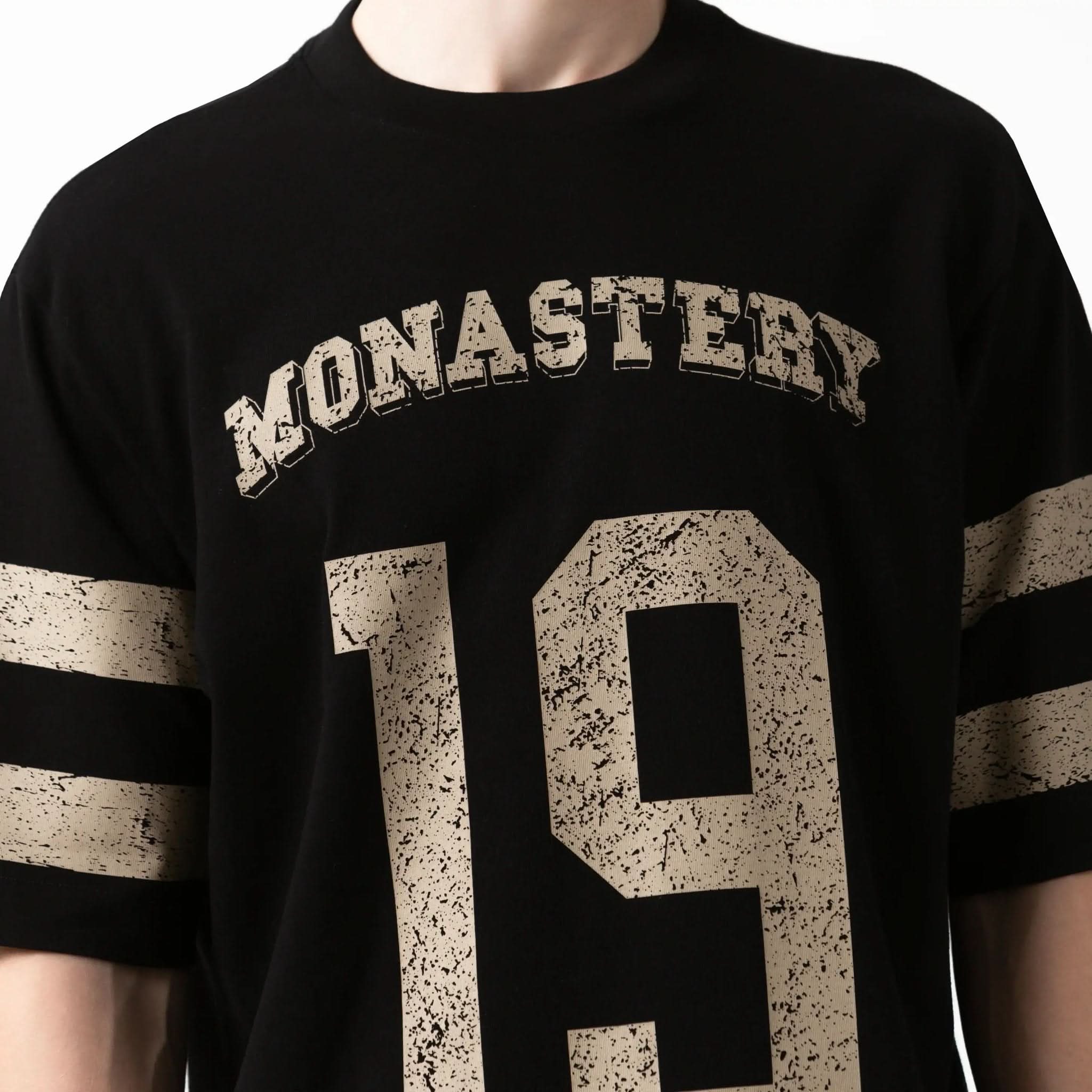 DAVEN T - SHIRT OVERSIZED MEN BLACK - Monastery | Tienda Oficial Colombia