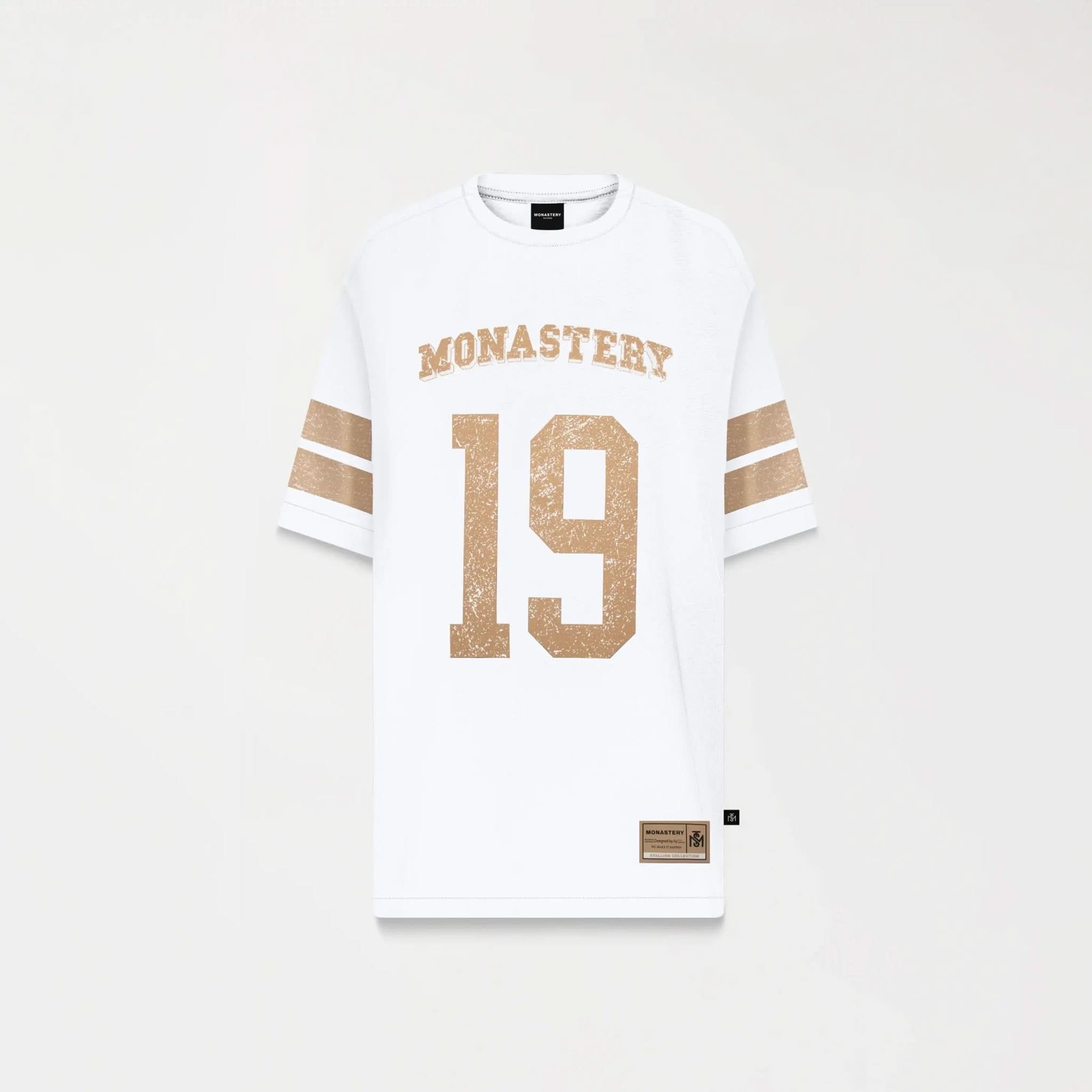 DAVEN T - SHIRT OVERSIZED MEN WHITE - Monastery | Tienda Oficial Colombia