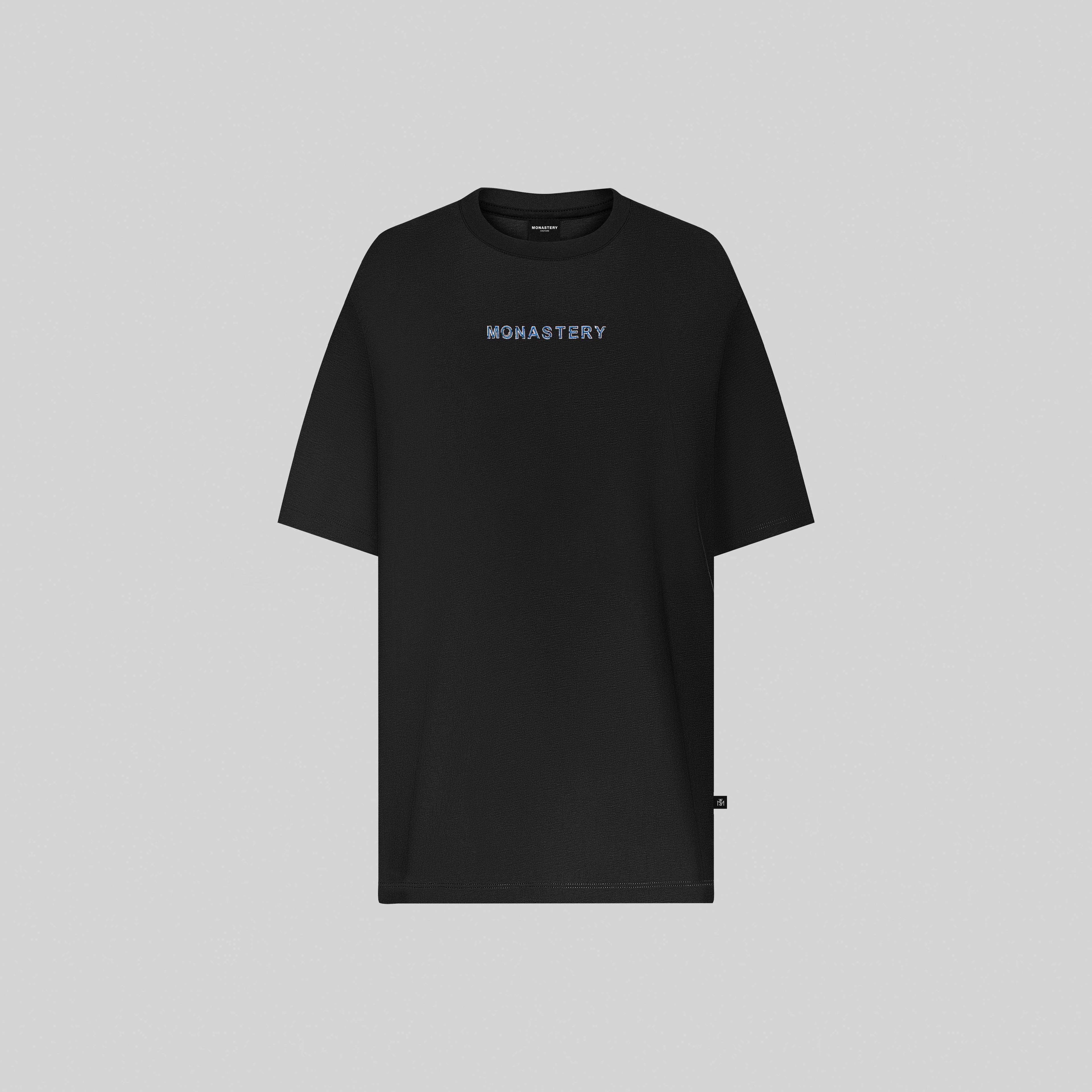 DENEB BLACK T-SHIRT OVERSIZE - Monastery